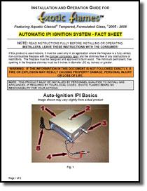 Auto-Ignition System for Natural Gas or Propane
