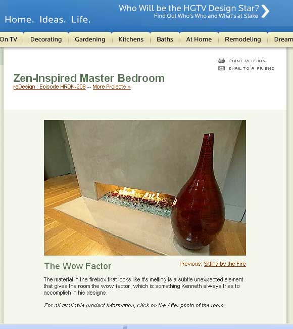 As Seen on HGTV's reDESIGN